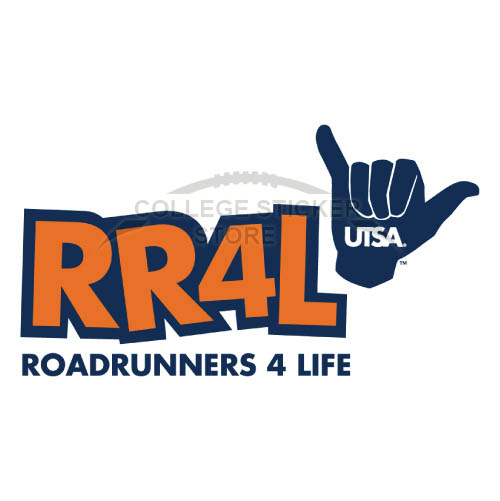 Diy Texas SA Roadrunners Iron-on Transfers (Wall Stickers)NO.6531